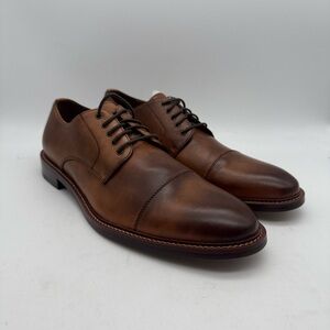 BRAND NEW Blake McKay T9 Tan Leather Cap Toe Oxfords Men’s Size 9.5